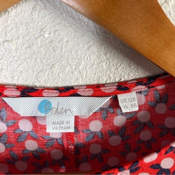 BODEN Vanessa Shift Dress in Khaki Sketchy Stars W0303 - Picture 9 of 11